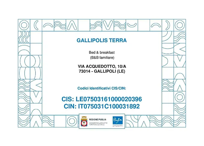 Bb Gallipolis Terra Gallipoli